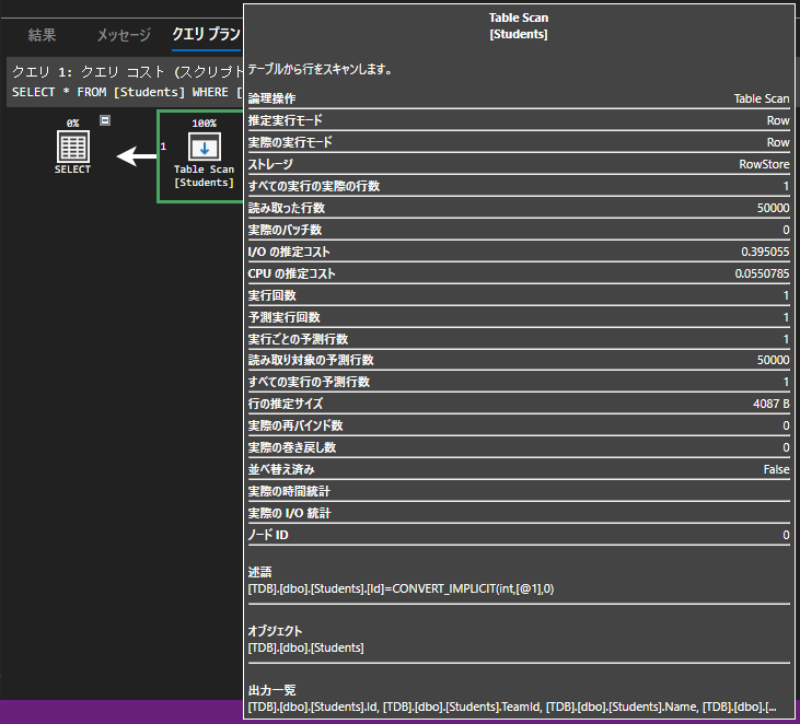 query plan detail